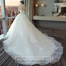 Load image into Gallery viewer, The Henreitta Wedding Bridal Tube White Gown - WeddingConfetti