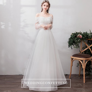 The Sephina Wedding Bridal Bohemian White Dress / Gown - WeddingConfetti