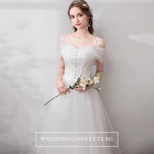 Load image into Gallery viewer, The Sephina Wedding Bridal Bohemian White Dress / Gown - WeddingConfetti