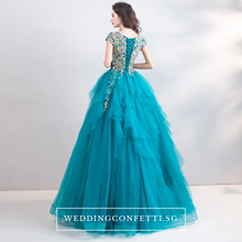 Load image into Gallery viewer, The Antheria Tiffany Sleeveless Ball Gown - WeddingConfetti