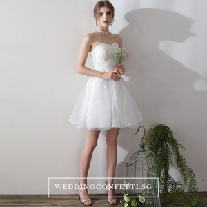 The Terrine Tube Short Gown - WeddingConfetti
