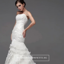 Load image into Gallery viewer, The Carlista White Tube Gown - WeddingConfetti