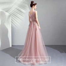 Load image into Gallery viewer, The Lovelia Pink Sleeveless Gown - WeddingConfetti