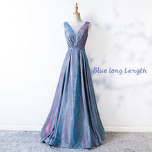 Load image into Gallery viewer, The Cailey Iridescent Sleeveless Gown - WeddingConfetti