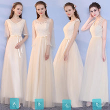 Load image into Gallery viewer, The Lorraine Grey / Champagne Bridesmaid Dress (Available in 2 colours) - WeddingConfetti
