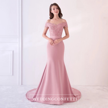 Load image into Gallery viewer, The Fremonte Off Shoulder Gown - WeddingConfetti