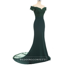 Load image into Gallery viewer, The Fremonte Off Shoulder Gown - WeddingConfetti