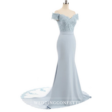 Load image into Gallery viewer, The Fremonte Off Shoulder Gown - WeddingConfetti