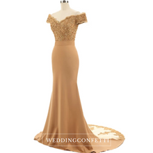 Load image into Gallery viewer, The Fremonte Off Shoulder Gown - WeddingConfetti