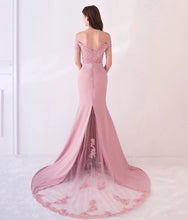 Load image into Gallery viewer, The Fremonte Off Shoulder Gown - WeddingConfetti