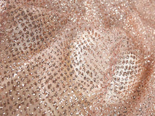 Load image into Gallery viewer, The Laura Champagne Glitter Sleeveless Gown - WeddingConfetti