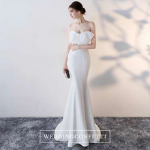 Load image into Gallery viewer, The Natalie White / Black / Pink / Red Tube Gown - WeddingConfetti