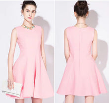 Load image into Gallery viewer, The Hailey White / Pink / Mint Green Sleeveless Dress