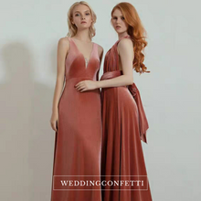 Load image into Gallery viewer, The Roselle Velvet Bridesmaid Collection (4 Different Designs)