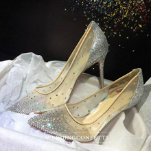 Load image into Gallery viewer, The Hensley Wedding Bridal Translucent Heels (Available in 2 Colours)