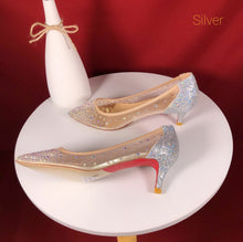 Load image into Gallery viewer, The Hensley Wedding Bridal Translucent Heels (Available in 2 Colours)