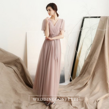 Load image into Gallery viewer, The Daphne Bridesmaid Chiffon Dress (Customisable)
