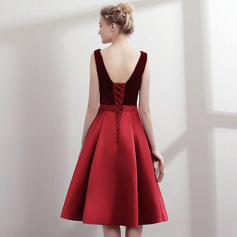 Red evening clearance cocktail dress