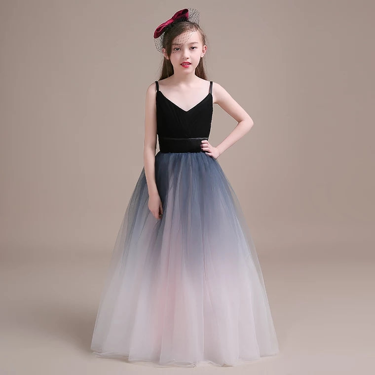 Ombre flower hotsell girl dress