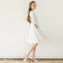 Load image into Gallery viewer, The Kalista Wedding Bridal Short Gown - WeddingConfetti