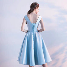 Load image into Gallery viewer, The Orient Blue / Gold Sleeveless Floral Gown - WeddingConfetti