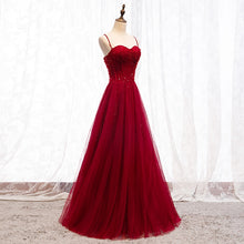 Load image into Gallery viewer, The Valent Sleeveless Red Gown