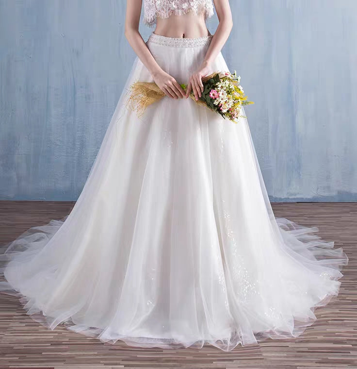 Detachable Train (Tulle) – WeddingConfetti - Main Image