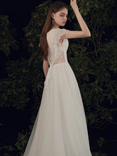Load image into Gallery viewer, The Paisleigh Wedding Bridal Cap Sleeves Gown