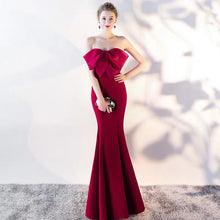 Load image into Gallery viewer, The Natalie White / Black / Pink / Red Tube Gown - WeddingConfetti
