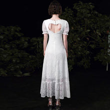 Load image into Gallery viewer, The Tetrine Wedding Bridal Short Sleeves Lace Gown