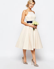 Load image into Gallery viewer, The Brittany Bridesmaid Bow Dress (Available in 2 Designs)