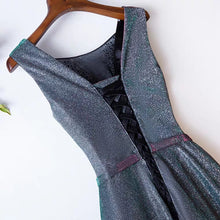 Load image into Gallery viewer, The Cailey Iridescent Sleeveless Gown - WeddingConfetti