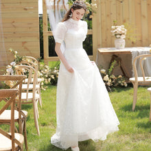 Load image into Gallery viewer, The Lorde Wedding Bridal High Collar Gown