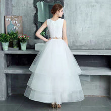 Load image into Gallery viewer, The Aura Wedding Bridal Crop Top Maxi &amp; Skirt (Customisable) - WeddingConfetti