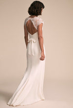 Load image into Gallery viewer, The Kansas Wedding Bridal Short Sleeve Gown