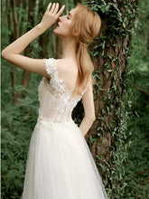 Load image into Gallery viewer, The Gretel Wedding Bridal Scoop Neck Gown