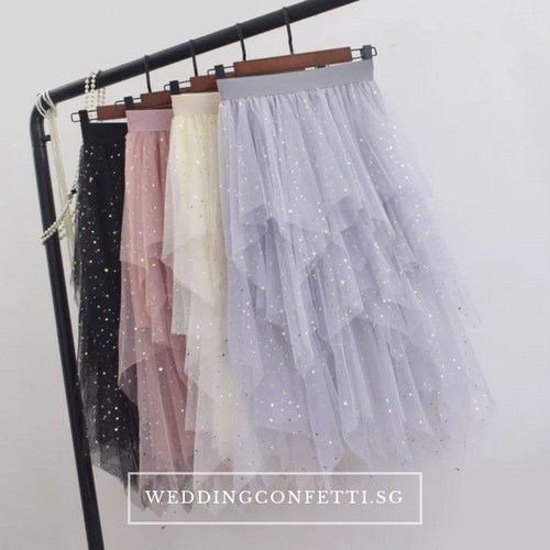 The Laura Bridesmaid Layered Tulle Skirt - WeddingConfetti