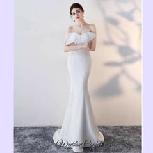 Load image into Gallery viewer, The Natalie White / Black / Pink / Red Tube Gown - WeddingConfetti