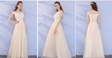 Load image into Gallery viewer, The Lorraine Grey / Champagne Bridesmaid Dress (Available in 2 colours) - WeddingConfetti