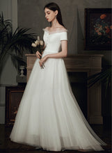 Load image into Gallery viewer, The Bridget Wedding Bridal Off Shoulder Gown (Available in Midi and Maxi)