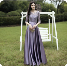 Load image into Gallery viewer, The Rayna Long Sleeves Gown (Various Colours)