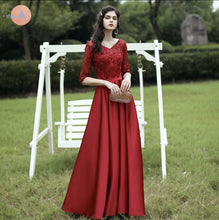 Load image into Gallery viewer, The Rayna Long Sleeves Gown (Various Colours)