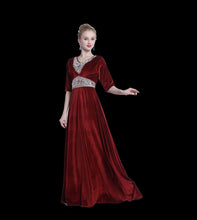 Load image into Gallery viewer, The Hesgel Long Sleeves Gown (Various Colours)