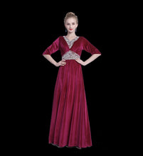 Load image into Gallery viewer, The Hesgel Long Sleeves Gown (Various Colours)