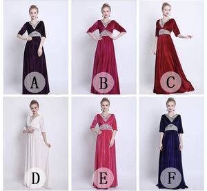 The Hesgel Long Sleeves Gown (Various Colours)