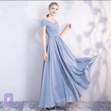 Load image into Gallery viewer, The Dendelion Chiffon Bridesmaid Dress (Customisable)