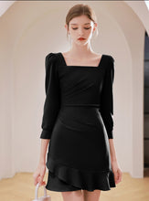 Load image into Gallery viewer, The Riley Short Long Sleeve Dress (Available in 2 Colours)