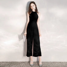 Load image into Gallery viewer, The Candice Pink/Black Jumpsuit