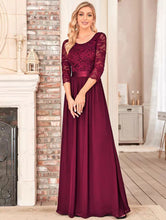 Load image into Gallery viewer, The Hyacinth Illusion Sleeves Gown (Available in 11 Colours)