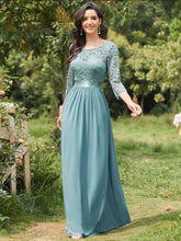 Load image into Gallery viewer, The Hyacinth Illusion Sleeves Gown (Available in 11 Colours)